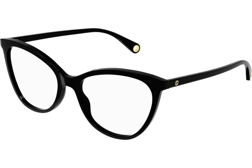 Glasögon Gucci GG1079O 001 Cat Eye Svart