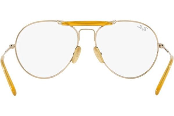 Glasögon Ray-Ban Titanium Collection RX8063V 1220 Pilot Guld