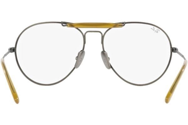 Glasögon Ray-Ban Titanium Collection RX8063V 1223 Pilot Silver