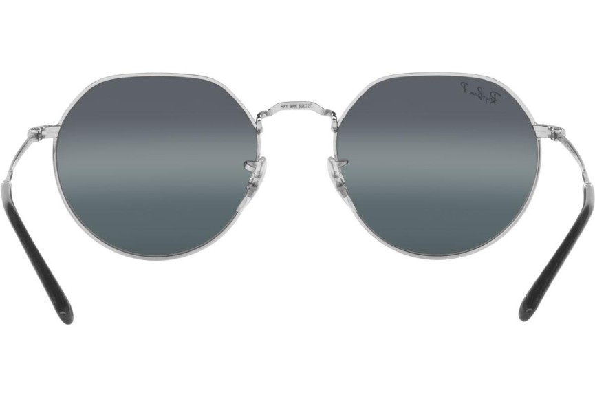 Solglasögon Ray-Ban Jack Chromance Collection RB3565 9242G6 Polarized Runda Silver