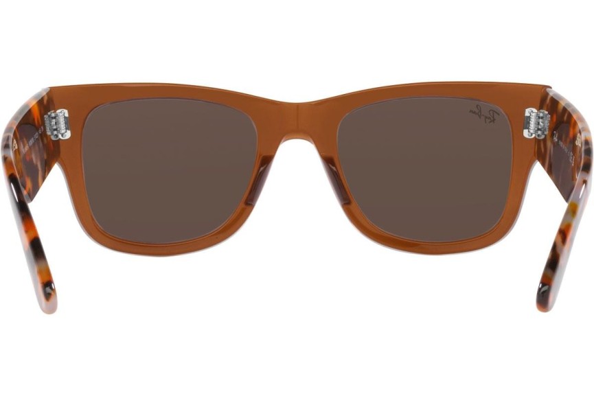 Solglasögon Ray-Ban Mega Wayfarer RB0840S 663693 Fyrkantig Brun