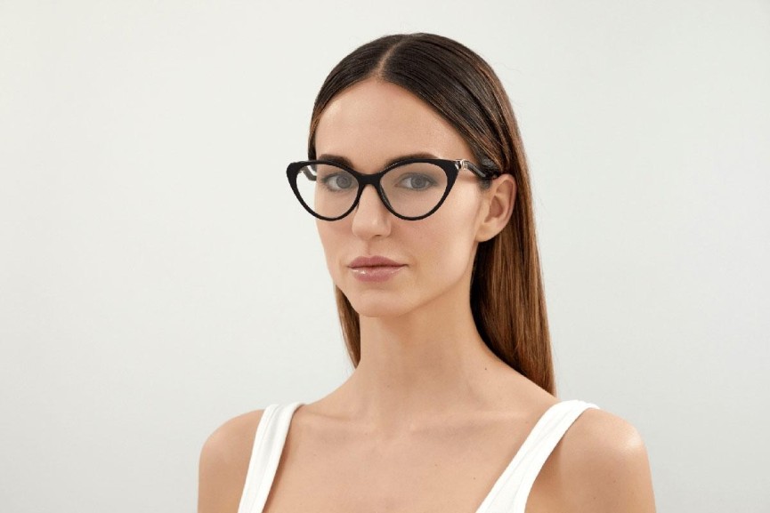 Glasögon Gucci GG1013O 001 Cat Eye Svart