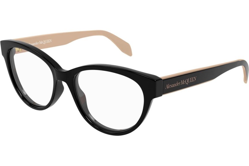 Glasögon Alexander McQueen AM0359O 004 Cat Eye Svart