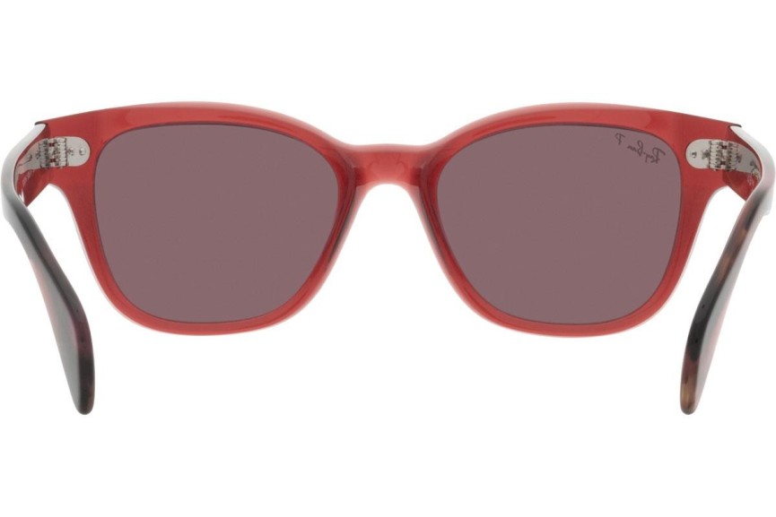 Solglasögon Ray-Ban RB0880S 6639AF Polarized Fyrkantig Rosa