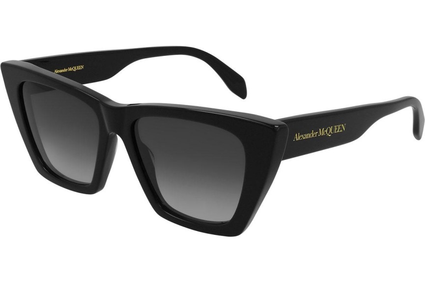 Solglasögon Alexander McQueen AM0299S 001 Cat Eye Svart