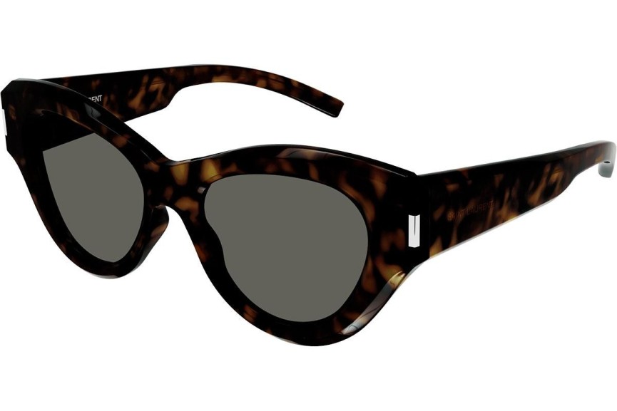 Solglasögon Saint Laurent SL506 002 Cat Eye Havana