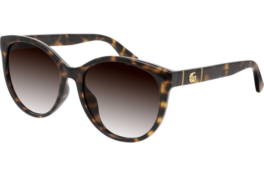 Solglasögon Gucci GG0636SK 002 Cat Eye Havana