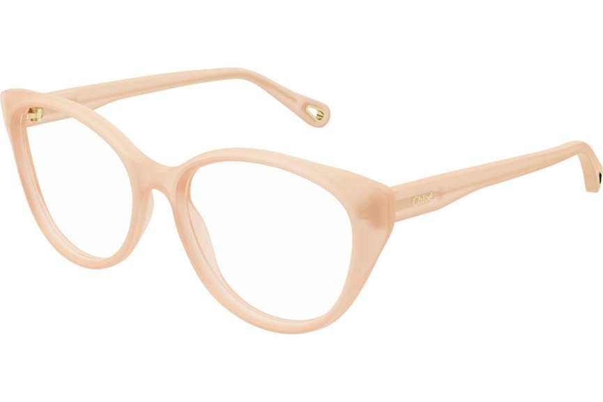 Glasögon Chloe CH0052O 009 Cat Eye Beige