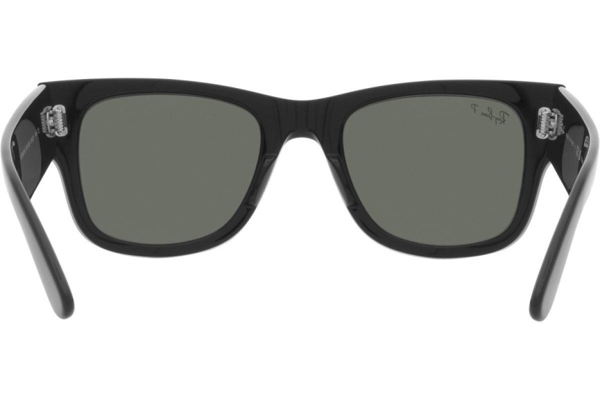 Solglasögon Ray-Ban Mega Wayfarer RB0840S 901/58 Polarized Fyrkantig Svart