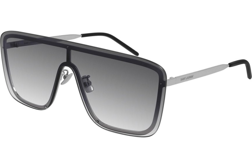 Solglasögon Saint Laurent SL364MASK 005 Enkel Lins | Shield Silver