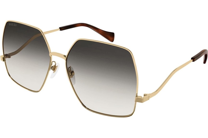 Solglasögon Gucci GG1005S 002 Oversize Guld