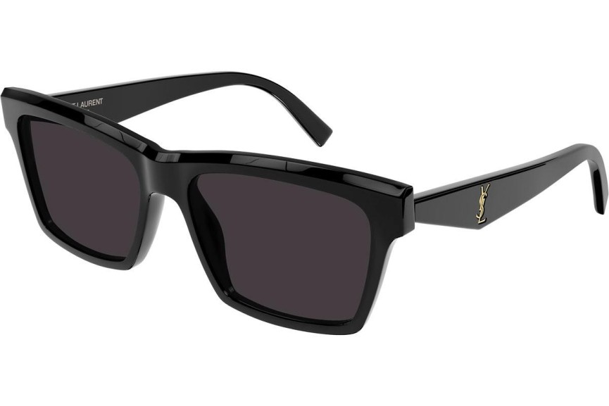 Solglasögon Saint Laurent SLM104 004 Polarized Fyrkantig Svart