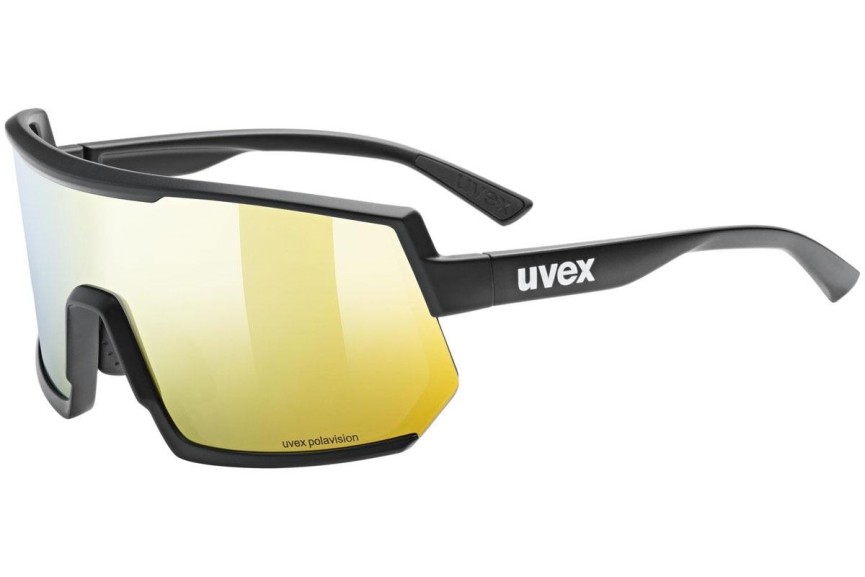 Solglasögon uvex sportstyle 235 P 2230 Polarized Enkel Lins | Shield Svart