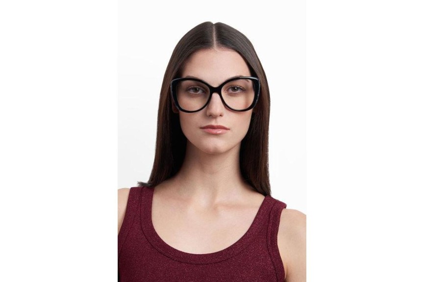 Glasögon Missoni MIS0093/N 33Z Cat Eye Svart