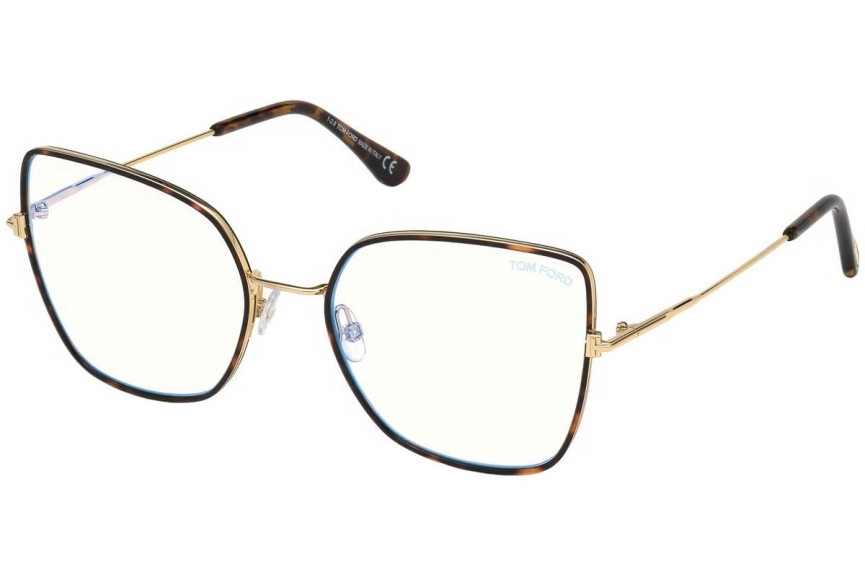 Glasögon Tom Ford FT5630-B 052 Cat Eye Havana