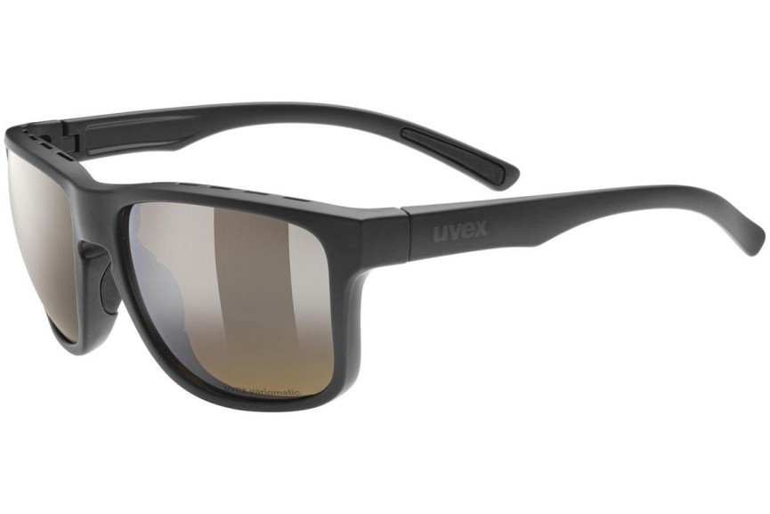 Solglasögon uvex sportstyle 312 VPX 2261 Polarized Fyrkantig Svart