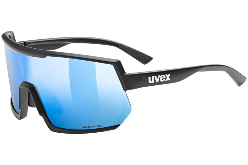 Solglasögon uvex sportstyle 235 P 2240 Polarized Enkel Lins | Shield Svart