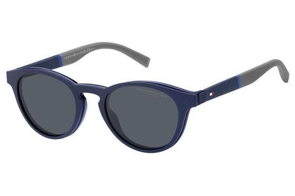 Glasögon Tommy Hilfiger TH1902/CS PJP/C3 Polarized Runda Blå