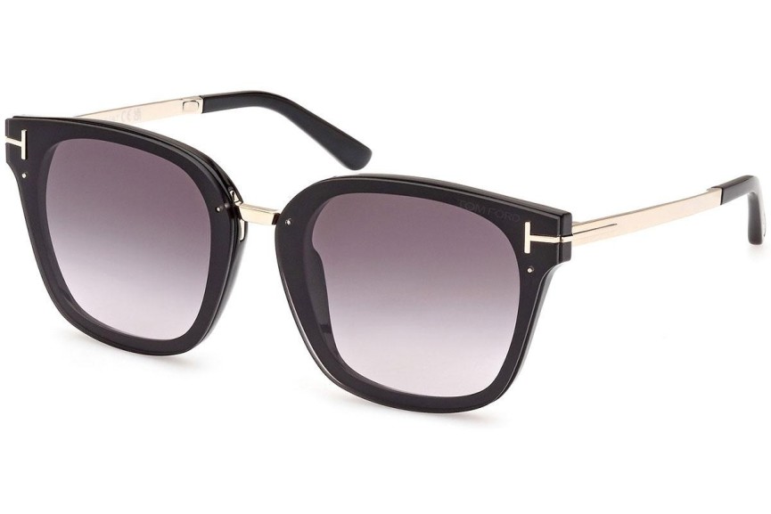 Solglasögon Tom Ford FT1014 01B Fyrkantig Svart