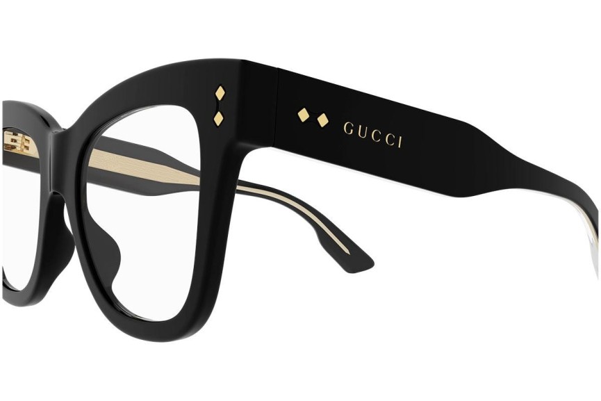 Glasögon Gucci GG1082O 001 Cat Eye Svart