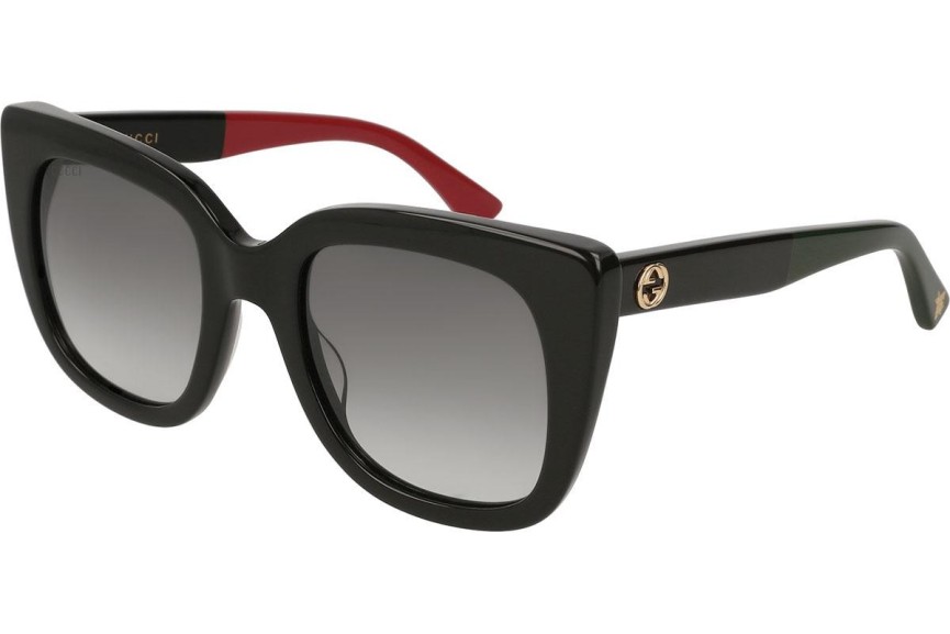 Solglasögon Gucci GG0163SN 003 Cat Eye Svart