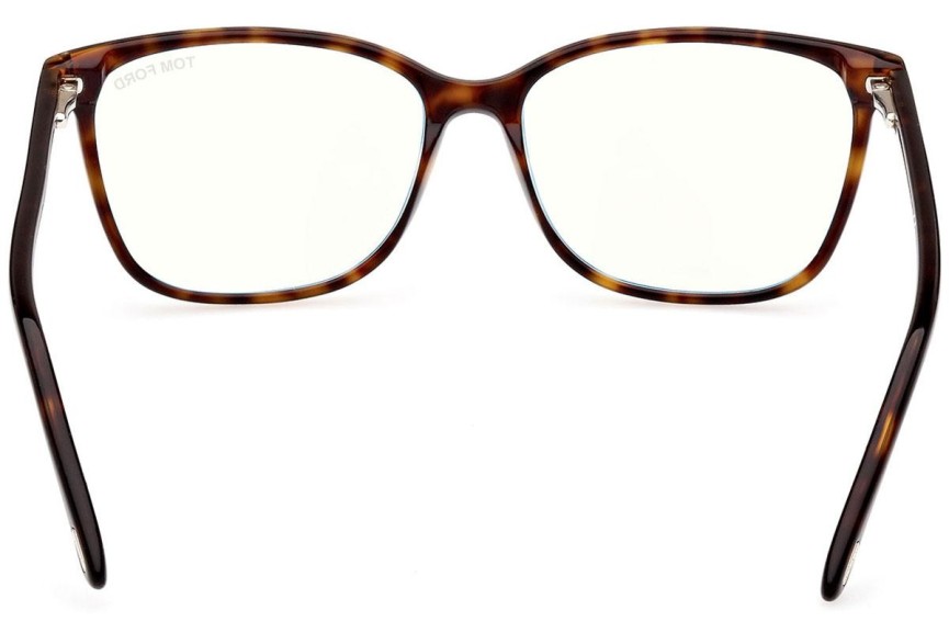 Glasögon Tom Ford FT5842-B 052 Fyrkantig Havana