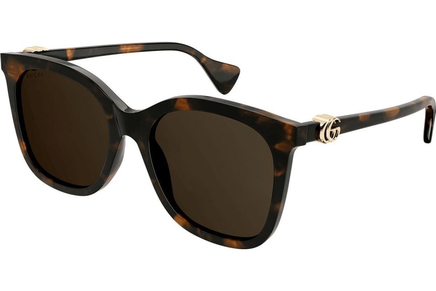 Solglasögon Gucci GG1071S 002 Fyrkantig Havana