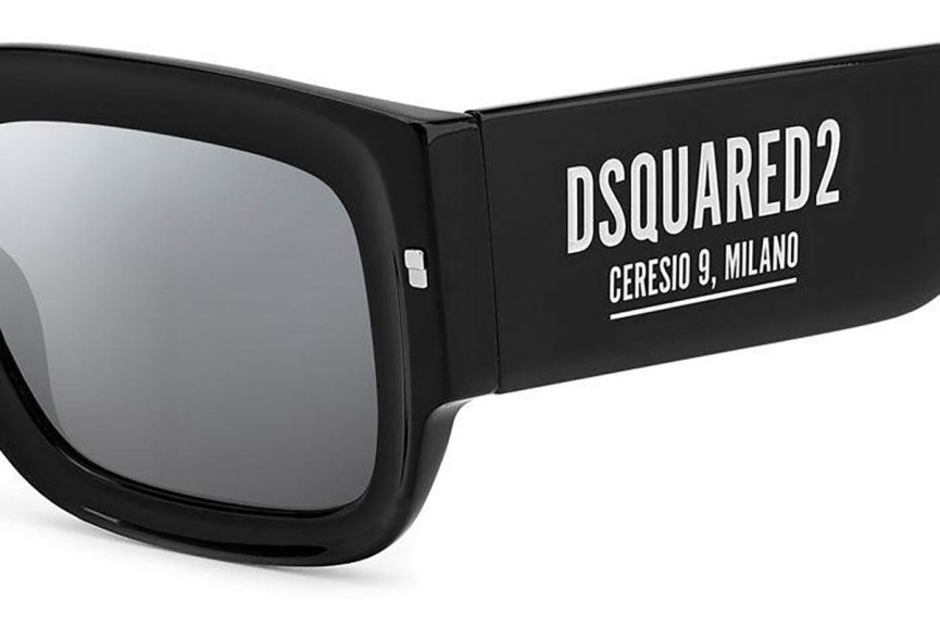 Solglasögon Dsquared2 D20089/S CSA/T4 Rektangulära Svart