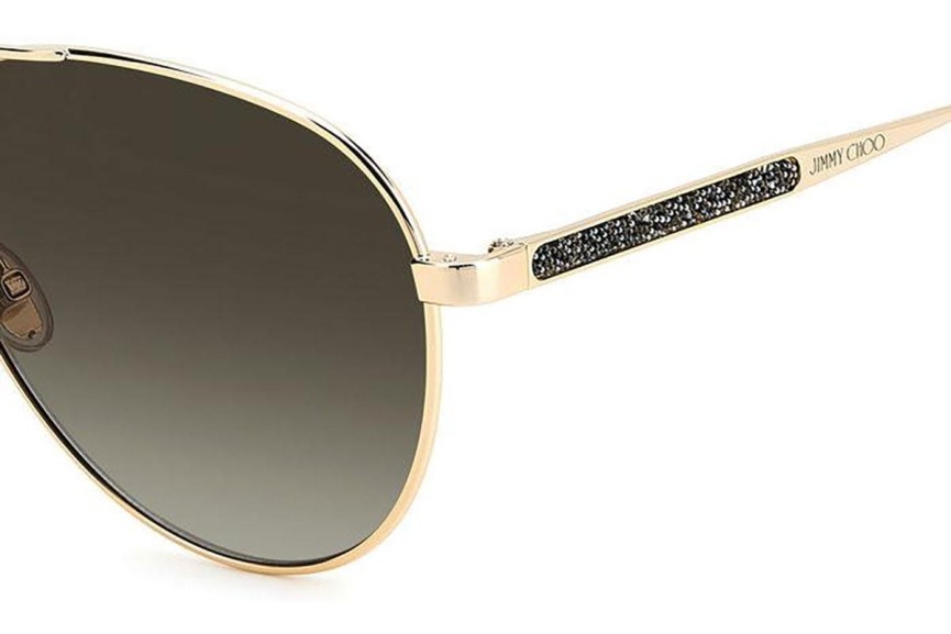 Solglasögon Jimmy Choo JIMENA/S 06J/HA Pilot Guld