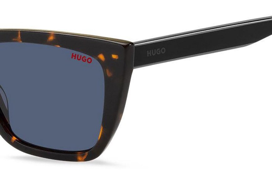 Solglasögon HUGO HG1249/S O63/KU Cat Eye Havana