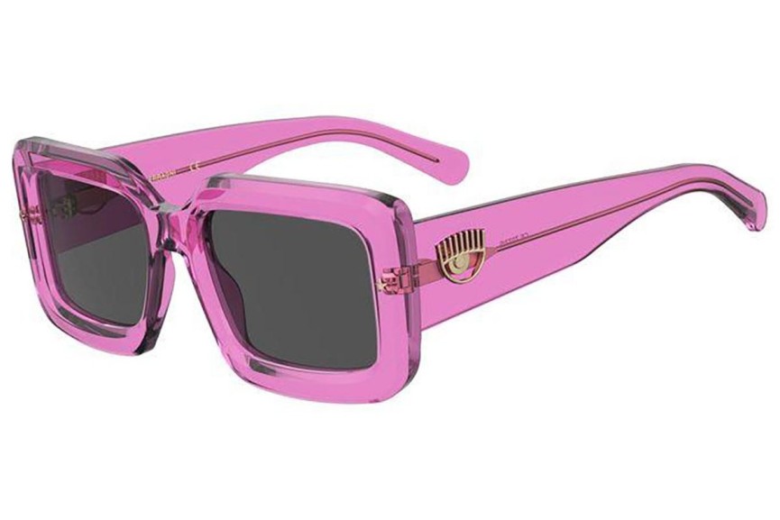 Solglasögon Chiara Ferragni CF7022/S 35J/IR Rektangulära Rosa