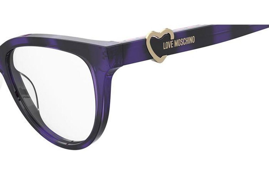 Glasögon Love Moschino MOL609 HKZ Cat Eye Havana