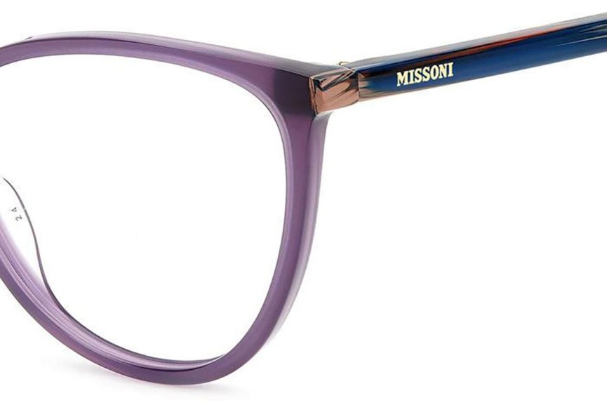 Glasögon Missoni MIS0136 B3V Cat Eye Lila