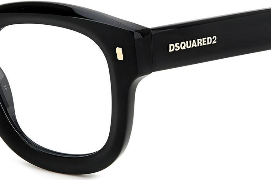 Glasögon Dsquared2 D20091 2M2 Runda Svart