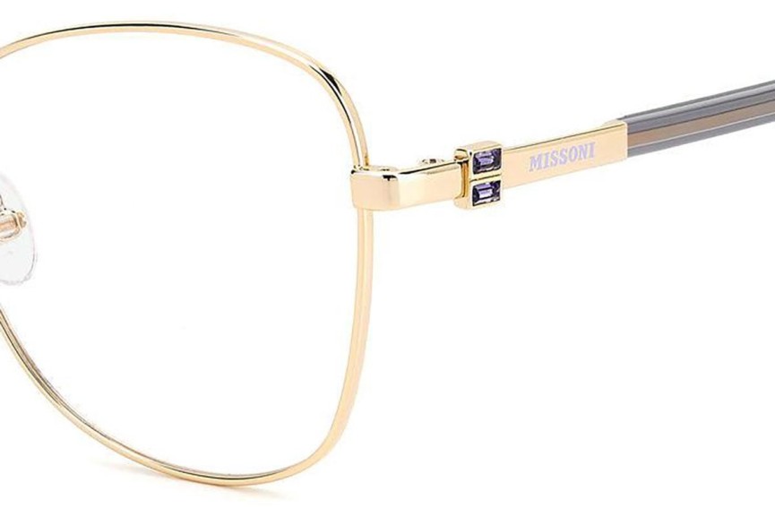 Glasögon Missoni MIS0144 J5G Cat Eye Guld