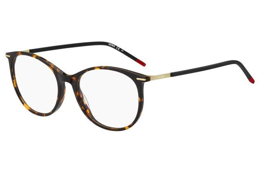 Glasögon HUGO HG1238 0UC Cat Eye Havana