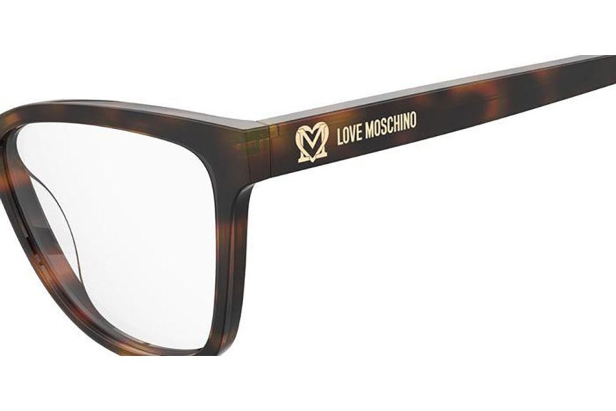 Glasögon Love Moschino MOL615 05L Cat Eye Havana