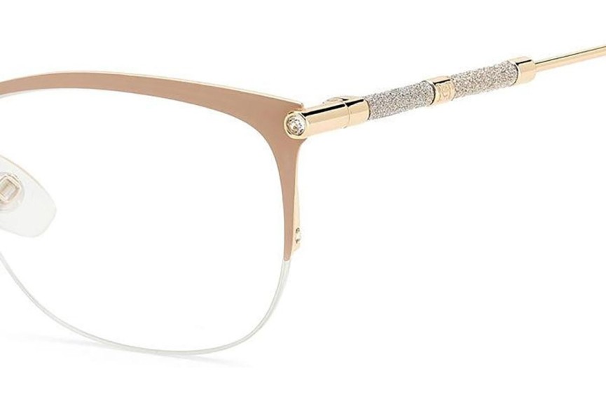 Glasögon Carolina Herrera HER0153 BKU Cat Eye Beige