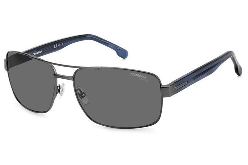 Solglasögon Carrera CARRERA8063/S R80/M9 Polarized Rektangulära Silver