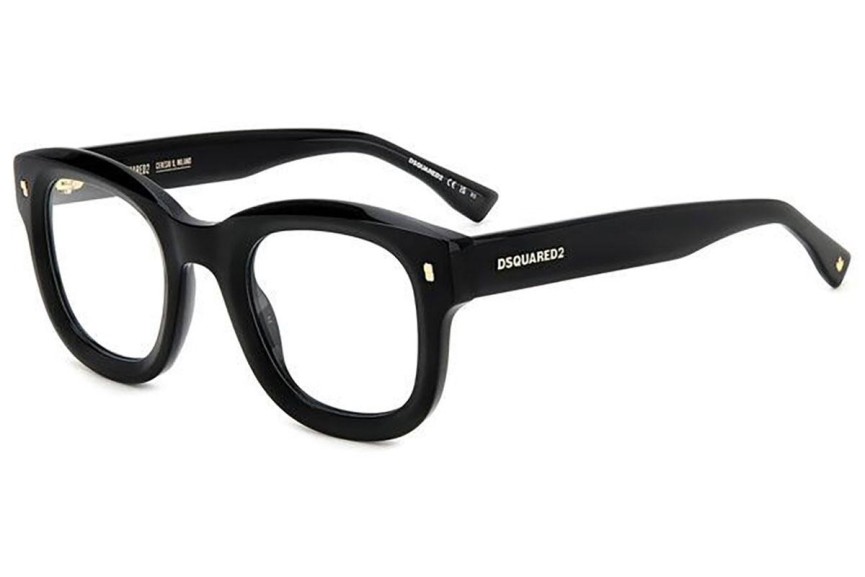 Glasögon Dsquared2 D20091 2M2 Runda Svart