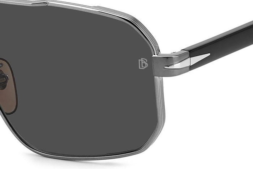 Solglasögon David Beckham DB7102/S 85K/M9 Polarized Pilot Silver