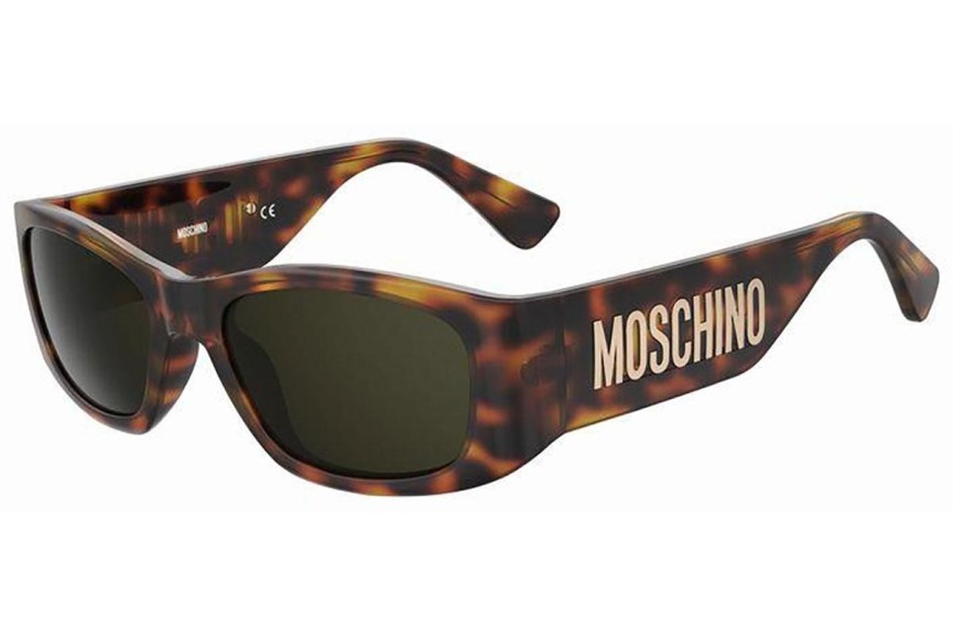 Solglasögon Moschino MOS145/S 05L/70 Rektangulära Havana