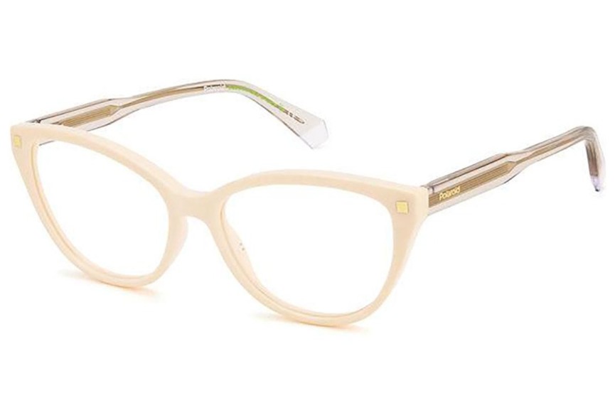 Glasögon Polaroid PLDD493 SZJ Cat Eye Beige