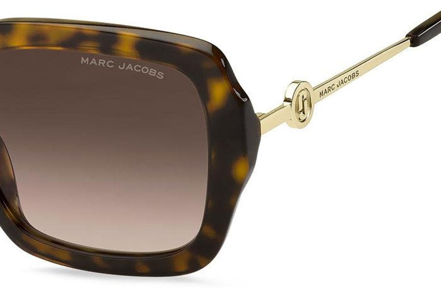 Solglasögon Marc Jacobs MARC652/S 086/HA Fyrkantig Havana