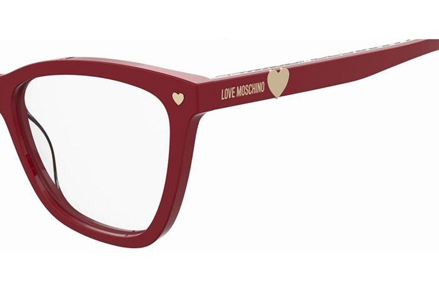 Glasögon Love Moschino MOL593 C9A Cat Eye Röd