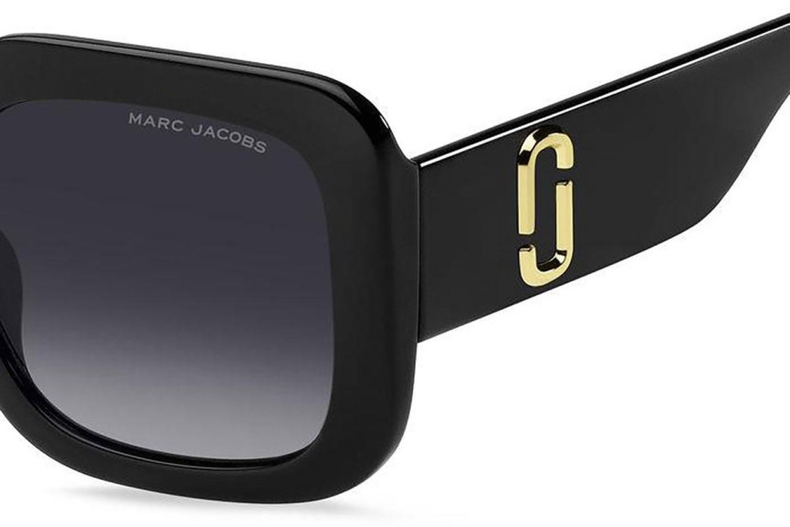 Solglasögon Marc Jacobs MARC647/S 08A/WJ Polarized Fyrkantig Svart