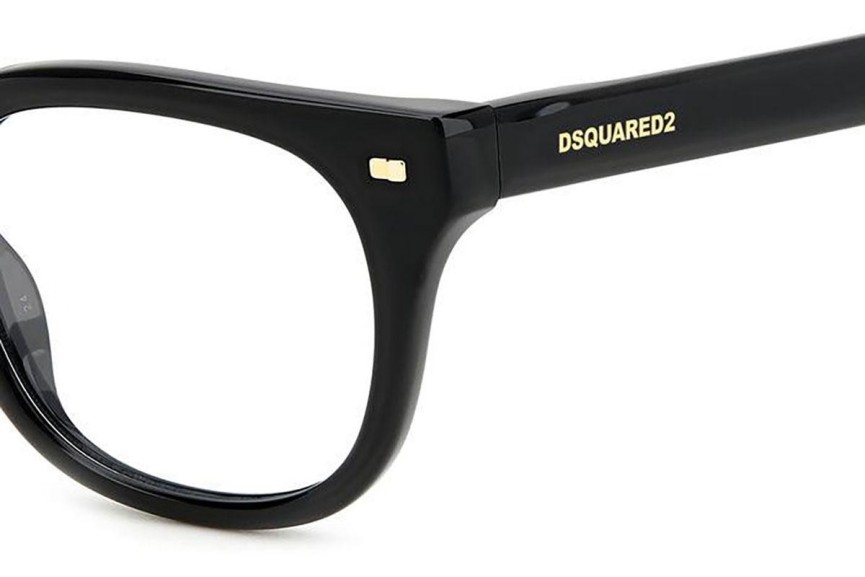 Glasögon Dsquared2 D20078 807 Runda Svart