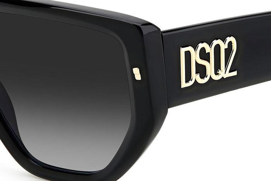 Solglasögon Dsquared2 D20088/S 2M2/9O Flat Top Svart