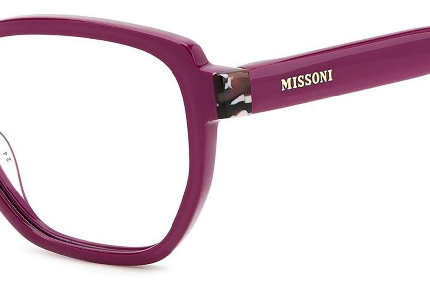 Glasögon Missoni MIS0134 0T7 Fyrkantig Lila