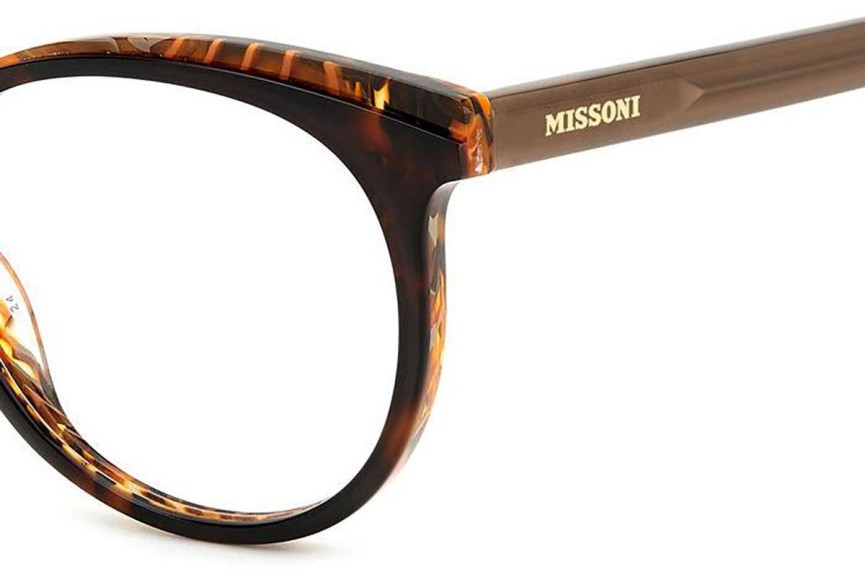 Glasögon Missoni MIS0145 HTK Runda Havana